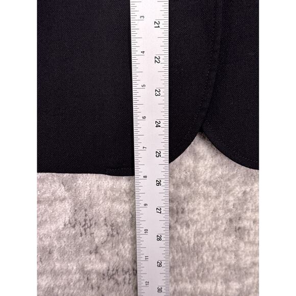 J Crew Schoolboy Blazer 12 Womens Black & Gold Button Wool Jacket - Picture 6 of 8